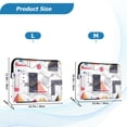 thumbnail image 4 of FORMRS 13"-13.3" Laptop Sleeve Protective Case Soft Carrying Quilted Computer Bag Cover, White Simple Shapes, 4 of 7