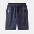 thumbnail image 1 of Fiudx Pantalones Cortos de Hombre, Transpirables, con Cintura Elástica, Ideales para Correr En El Gimnasio, Estilo de Vida Activo, Tejido Ligero., 1 of 4