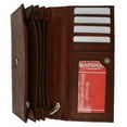 thumbnail image 2 of Genuine Leather Wallets For Women - Ladies Accordion With ID, 2 of 20