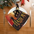 thumbnail image 4 of Coolnut Set of 6 Halloween Castle Bats Napkins Cloth Napkins 20"x20", Washable Polyester Dinner Napkins for Parties, Wedding, Restaurant, 4 of 6