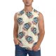thumbnail image 1 of Balery 70s Disco Ball Camisetas sin mangas para hombre, absorbe la humedad y protege contra el mal olor.-Large, 1 of 7