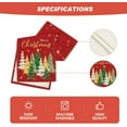 thumbnail image 6 of Touchbetter Xmas Trees Merry Christmas Table Runner, Seasonal Winter Red Kitchen Dining Table Decoration for Home Party Decor 13x72 Inch, 6 of 6