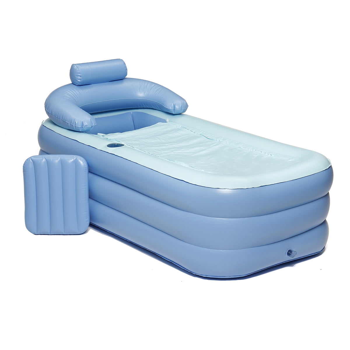 63inch Inflatable Bathtub For Adult, Portable Foldable Bath Tub Large