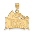 thumbnail image 1 of Sterling Silver w/ 14K Yellow Gold-Plated LogoArt Official Licensed Collegiate Drexel University Large Pendant, 1 of 3