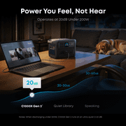 Anker SOLIX C1000X Gen 2 Portable Power Station(1,024Wh)-Dark Grey