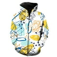 thumbnail image 1 of Sudadera con capucha y cremallera para hombre con grafiti de arte abstracto, chaquetas casuales, geniales, con estampado 3D, divertidas, de gran tamaño, para adolescentes, ropa de calle de primavera, 1 of 6