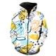 thumbnail image 1 of Sudadera con capucha y cremallera para hombre, diseño de grafiti de arte abstracto, divertida, de manga larga, con estampado 3D, estilo Harajuku, de gran tamaño, para primavera y otoño., 1 of 6