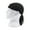 Black, variant on Joernso Solid Color Breathable Motorcycle Wrap Biker Hat Unisex Headscarf Bandana Cap