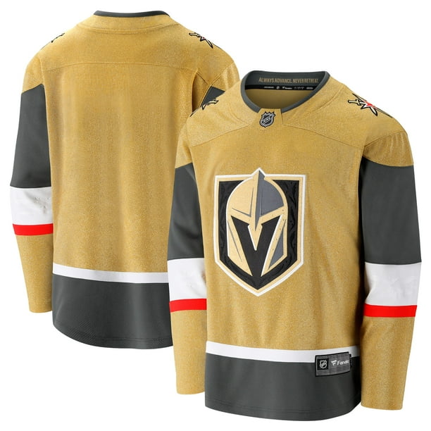 Vegas Golden Knights Fanatics Branded 21 Alternate Premier Breakaway Jersey Gold Walmart Com Walmart Com
