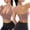 Brown, variant on Durtebeua Breathable Underwear Sport Yoga Bras Wirefree Padded Workout Yoga Gym Fitness Bra
