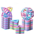 thumbnail image 1 of Estbridge Magnetic Building Blocks Construction Set  58 Piece Pack, 1 of 4