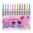 thumbnail image 2 of 12 Colors 30ML Nail Polish Pens for Painting, Nail Art Pens Set, 2025 Upgrade Nail Art Markers for Gel Nails, DIY Quick Dry Graffiti Dotting Point Liner Pens, Nails Art Drawing Tool, 2 of 10