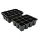 thumbnail image 5 of 5 Pcs Seed Starter Tray Transparent Lid Garden Propagator Germination Set for Seeds Growing Starting with LED Light Black, 5 of 5