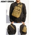 thumbnail image 3 of Jubipavy Canvas Sports Bag Shoulder Bag Outdoor Multifunctional Chest Bag Trendy Lightweight Shoulder Crossbody Bag, 3 of 9