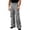 M10-Grey, variant on Pant For Mens Mid Waist With Design Flared Bottoms And Pleated Trousers Leisure Clothing Black L