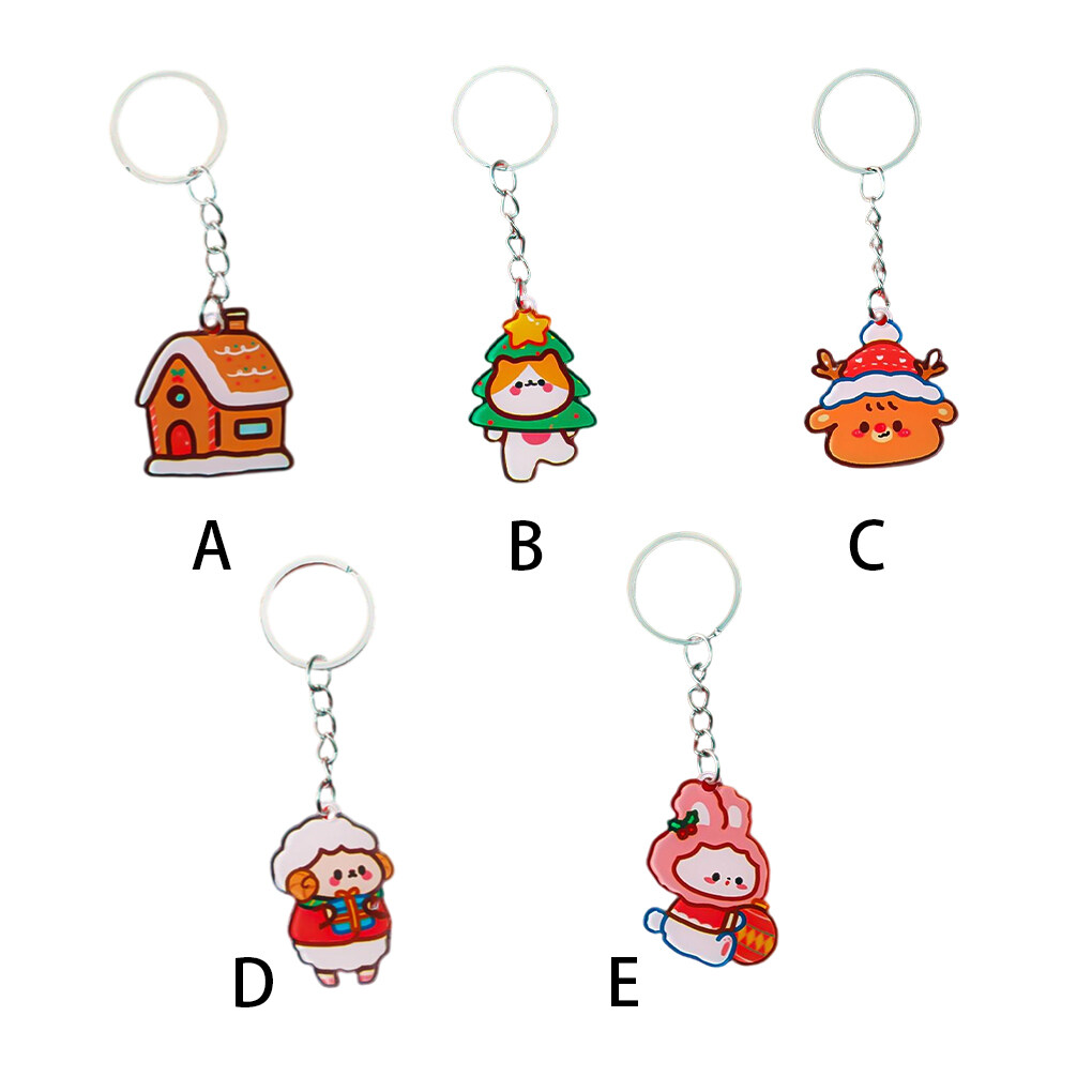 Porte-clés Dessin Animé - Décoration Pour Sac à Dos, Trousseau - Cadeau Pour Enfants (garçons/filles) - En PVC Et Alliage - 3