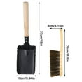 thumbnail image 4 of HLONK Fireplace Cleaning Set Include Coal Shovel and Hearth Brush Cleaner Kit for Home Fireplaces Firepit Tool Clean Tools, 4 of 10
