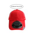 thumbnail image 3 of Leeye Solar Fan Hat Rechargeable Baseball Cap with Built-in Cooling Fan Solar Powered USB Charging Sun Protection Hat for Outdoor Sports Hiking Fishing, A, One Size, 3 of 7