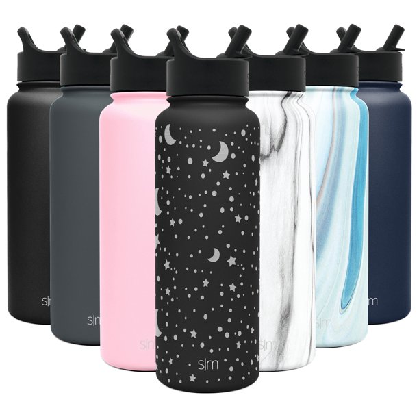personalized simple modern water bottle