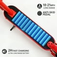 thumbnail image 5 of VIPQV 8.5" Electric Scooter for Adult, Folding Electric Scooter with 350W Motor, 21 MPH Max Speed, 25 Miles Long-Range and Deck Lights, Red, 5 of 8