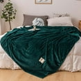 thumbnail image 4 of Large Fleece Blanket,Cooling Ice Blanket For Night Sweats,Breathable Summer Blanket For Hot Sleepers,Lightweight Nap Blanket For Adults,Sofa Bed Office Travel Blanket,Washable, 4 of 7