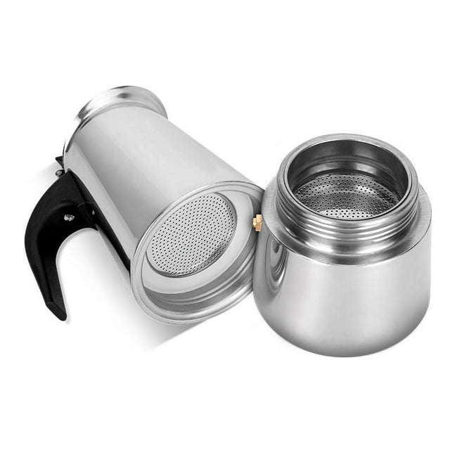 Baohd Stainless Steel Espresso Stove Top Coffee Maker Italian Percolator Pot