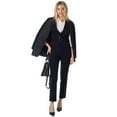thumbnail image 5 of Made by Olivia Women's Dressy Casual Versatile Racerback Vest Tuxedo Suit Waistcoat, 5 of 6