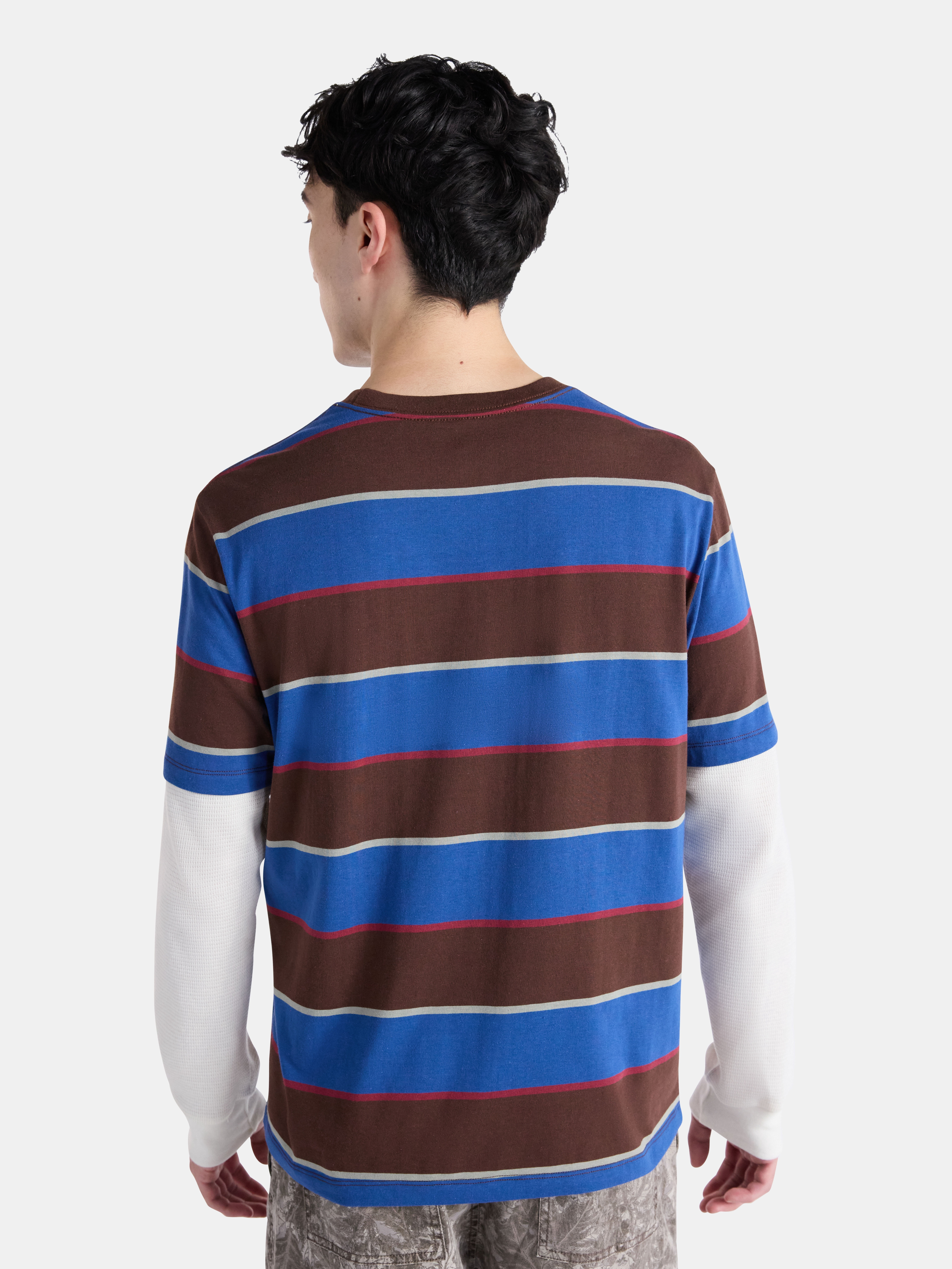 Netflix Stranger Things Graphic T-Shirt with Long Sleeve Thermal Sleeves from No Boundaries, Men’s and Big Men’s