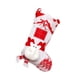 thumbnail image 2 of Adornos navideños, adornos navideños, regalos navideños, adornos navideños, adornos para chimenea, bolsas de regalo, calcetines de dulces, calcetines navideños de punto rojos y blancos, medias para ch, 2 of 3