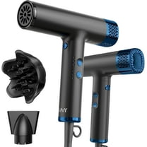 Yapoy Professional Hair Dryer with Diffuser 110, 000 RPM High-Speed 200 Million Ionic, Black