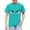 Mint Green, variant on Boys Blue Angry Face Graphic T-Shirt 100% Soft Cotton Short Sleeve Crewneck Tee Funny Novelty TopSize 9 T