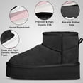thumbnail image 3 of Platform Mini Boot For Women Soft Lined Short Ankle Boot Sneakers Snow Platform Anti-Slip Boot, 3 of 6