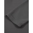 thumbnail image 3 of Fashnice Chemise Homme Manches Longues Col Polo Coupe Régulière T-Shirts de Travail Gris Foncé L, 3 of 6