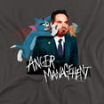 thumbnail image 3 of Tom And Jerry Movie Anger Management Kids T Shirt (Medium) for Youth Toddler Boys and Girls, Charcoal, 3 of 5