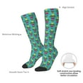 thumbnail image 4 of Yiaed Sunmmer Cat Print Great elasticity Adult Stockings Sports socks for Men and Women, 4 of 6