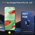 thumbnail image 2 of [2 Pack] Cnarery Privacy Screen Protector for Google Pixel 9 Pro XL, [Fingerprints Sensor Compatible][Case Friendly][Flexible TPU Film][Not Glass] Screen Protector for Google Pixel 9 Pro XL, 2 of 7