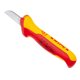 thumbnail image 1 of KNIPEX 98 52 SB Cuchillo recto para cable mango aislante en dos componentes, según norma VDE 190 mm, 1 of 1