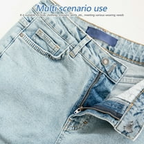 OULII 20pcs Trouser Sewing Clasps Silver Metal Fasteners for Dress Trousers and DIY Enthusiasts