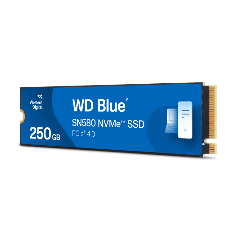 WD Blue SN580 NVMe SSD 2TB WDS200T3B0E ① Western Digital WD_Blue SN580 SSD, 250GB M.2 2280, PCIe 4.0 x4