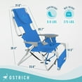 thumbnail image 2 of Deltess Ostrich 3 In 1 Portable Reclining Chair & Cooler Bag, Royal Blue, 2 of 10