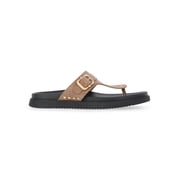 Madden NYC Women's Faux Suede Thong Footbed Sandals