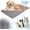 Dark Gray, variant on Dog Cooling Mat, 2026 Upgrade Pet Self Cooling Mat Summer Sleeping Pad for Dogs Cats, Washable Portable Breathable Cooling Blanket Cool Pet Bed for Outdoor Indoor (Pink, XXL: 59"x39.4")
