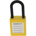 thumbnail image 3 of Wekity 6mm Lockout Tagout Locks Safety Padlock Loto Locks Keyed Differently PA Lock Out Tag Out Steel Shackle Small Luggage Padlocks Yellow 1PCS-0621, 3 of 5