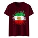 thumbnail image 1 of Tops de Cuello Alto para las Mujeres Amante Impreso Cuello Redondo Manga Corta Camiseta Casual, Blusa Diaria de Estiramiento Suave, 1 of 5