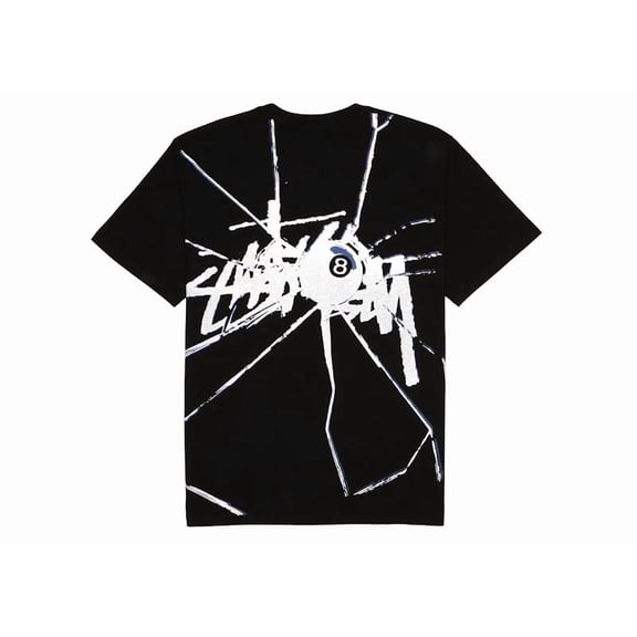 Stussy Unisex Shattered Tee Black, from StockX