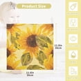 thumbnail image 2 of Dreamtimes 5 PCS Sunflower Retro Colors Baby Muslin Washcloths, Face Towel Burp Cloths Ultrasoft Absorbent Cotton Bath Wipes Towels for Newborn Boys Girls, 2 of 7