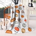 thumbnail image 2 of Fall Pumpkin Blanket,Comfortable Soft Lamb Wool Throw Blanket,All Season,Warm Lightweight Blankets for Sofa Bed Couch Living Room Chair,60"x80", 2 of 4