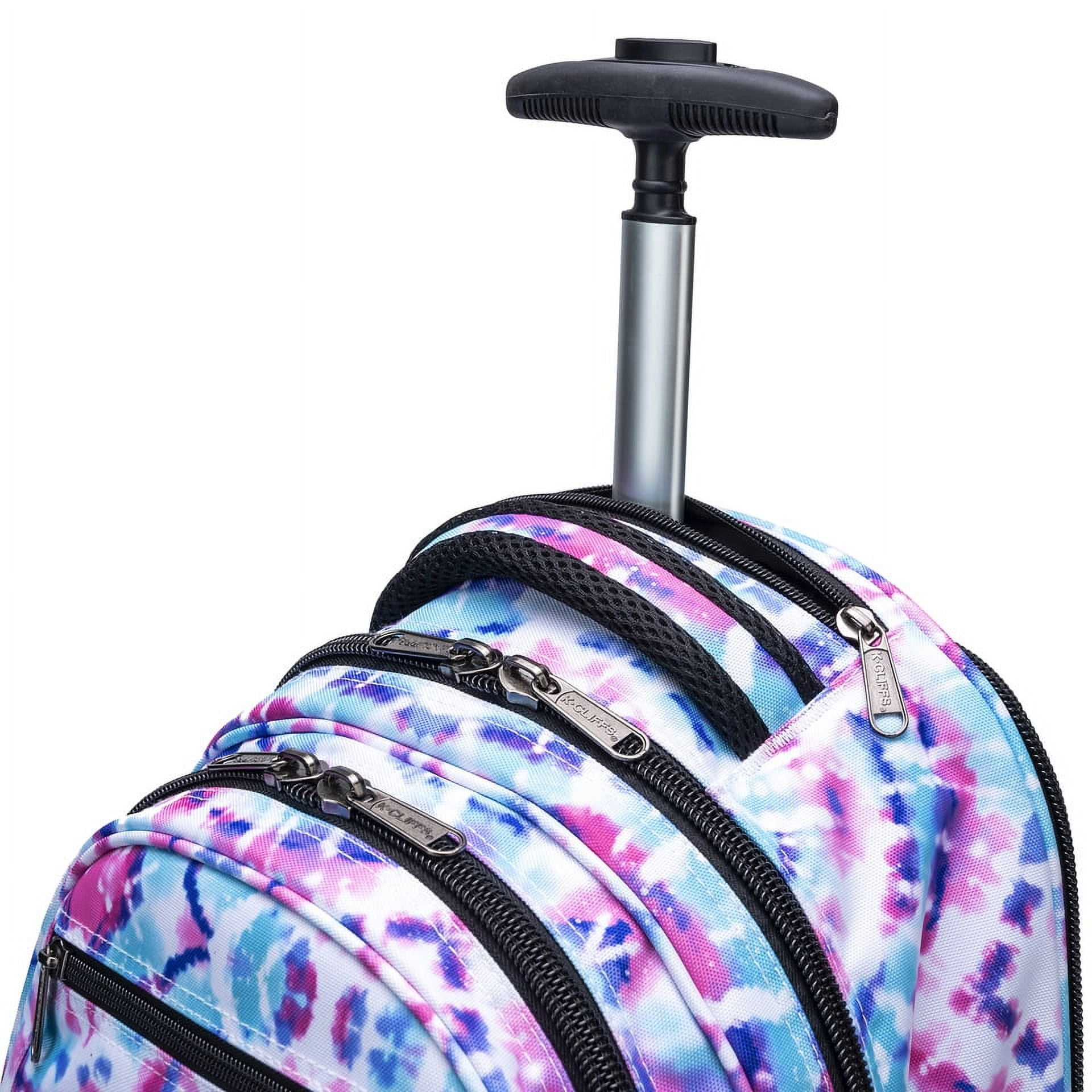 [ケイクリフ]K-Cliffs Heavy Duty Wheeled Clear Backpack 0.5mm Vinyl Complete See Through Schoolbag Roy [並行] 並行輸入品 | K-Cliffs Heavy Duty Rolling Backpack School Backpacks