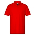 thumbnail image 5 of Gildan Short Sleeve Pique Polo Men's Shirt - 100 Cotton, Red, Sizes S-3XL, Embroidery Suitable, 5 of 5