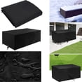 thumbnail image 4 of Patio Furniture Covers, Outdoor Furniture Cover Waterproof 102 x 48 x 30 Inch Outdoor Table Chair and Sofa Covers Heavy Duty for Rain, Dust Snow, Rectangular (260x120x75cm), 4 of 7